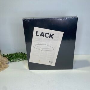 IKEA LACK Black Floating Wall Mount Shelf NWT